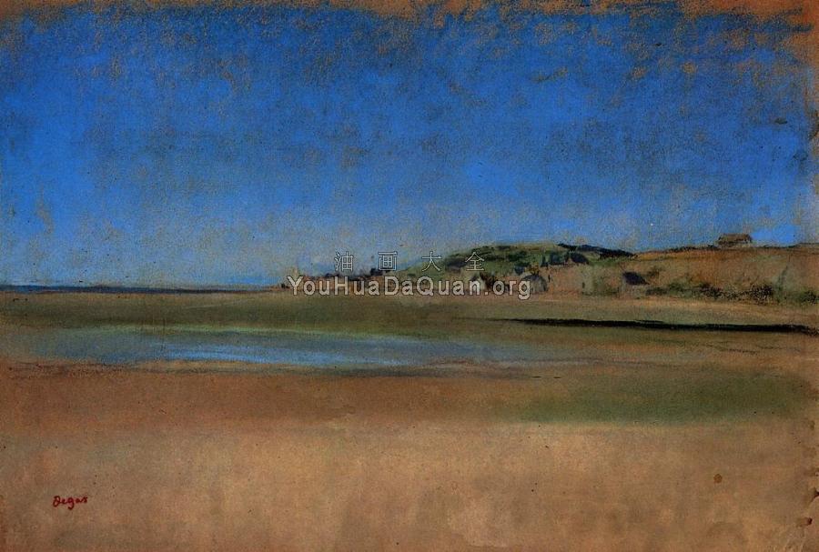 Houses by the Seaside - 埃德加·德加